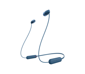 Безжични слушалки SONY WI-C100, blue
