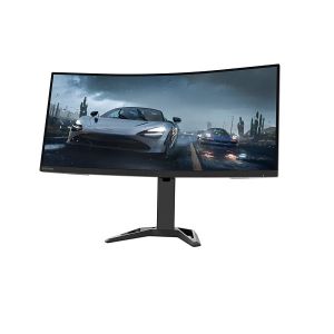 Монитор LENOVO G34w-30, 34" VA Curved 1500R, WQHD (3440x1440) 170Hz, 21:9, 0.5ms, 350cd/m2, 2500:1, AMD FreeSync Premium, Speakers 2x3W, 2xHDMI, DP, Raven Black - 66F1GAC1EU