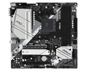 Дънна платка ASROCK B550M PRO4 (AMD AM4, 4xDDR4, 2xM.2, VGA, HDMI, DP) Micro ATX