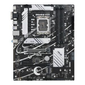 Дънна платка ASUS Prime B760-PLUS D4 (Intel 1700, 4xDDR4, 3xM.2, 2.5Gb LAN, VGA, HDMI, DP) ATX