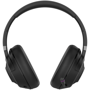 LORGAR Noah 701, gaming headset with microphone, 2.4G+ BT 5.0 Realtek 8763, battery 1000mAh, type-C charging cable 0.8m, audio cable 1.5m, size:195*185*80mm, 0.28kg. Black