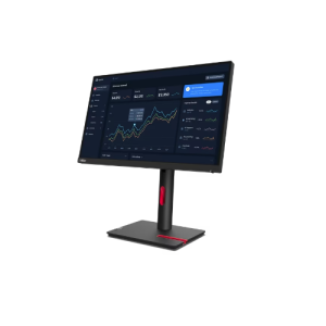 Монитор LENOVO ThinkVision T22i-30 (63B0MAT6EU), 21.5" IPS, FullHD (1920x1080) 60Hz, 16:9, 4ms, 250 cd/m2, 1000:1, USB Hub, HDMI, DP, VGA, Raven Black