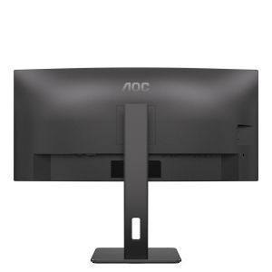 Монитор AOC CU34P3CV, 34" VA Curved 1500R, UWQHD (3440x1440) 100Hz, 21:9, 4ms, 300cd/m2, 3000:1, Speaker 2x5W, HDMI, DP, USB hub, Black