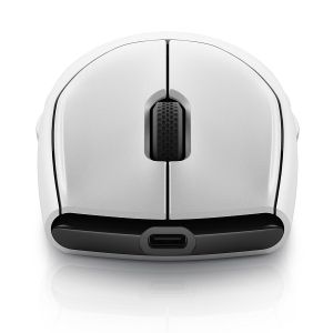 Безжична геймърска мишка DELL Alienware AW720M (545-BBDO), Tri-Mode Wireless, Bluetooth, 26000 DPI, USB-C, Lunar light