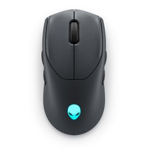 Безжична геймърска мишка DELL Alienware AW720M (545-BBDN), Tri-Mode Wireless, Bluetooth, 26000 DPI, USB-C, Dark Side of the Moon