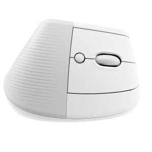 Вертикална безжична мишка LOGITECH Lift for Mac (910-006477), Bluetooth, 4000DPI, Off-white