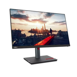 Монитор LENOVO ThinkVision P24h-30 (63B3GAT6EU), 23.8" IPS, QHD (2560x1440) 60Hz, 16:9, 4ms, 300cd/m2, 1000:1, USB  hub, HDMI, DP, USB-C, RJ-45, Raven Black