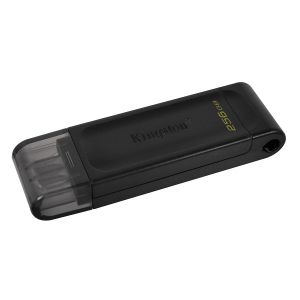 USB памет 256GB KINGSTON DataTraveler 70 (DT70/256GB), USB-C 3.2 Gen 1, Black 