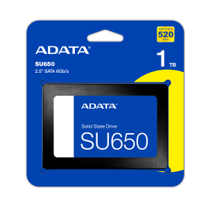 SSD 1TB ADATA SU650 , 2.5" SATA 3D NAND - ASU650SS-1TT-R