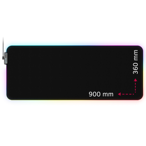 Подложка за мишка LORGAR Steller 919 (LRG-GMP919), RGB backlight, USB connection, 900x360x3mm