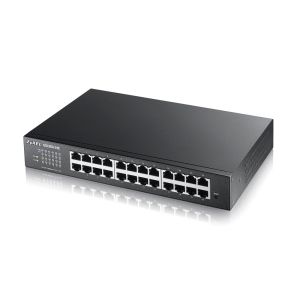 Суич ZYXEL GS1900-24E v3, 24-port GbE L2 Smart Switch, desktop, fanless