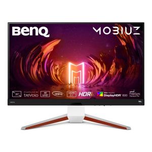 Монитор BENQ MOBIUZ EX3210U (9H.LKHLB.QBE), 31.5" IPS, 4K UHD (3840x2160) 144Hz, 16:9, 1ms, 1000:1, 600 cd/m2, AMD FreeSync Premium Pro, Speaker 2.1 Channel (2Wx2 + 5W woofer), 2xHDMI, DP, USB 3.0Hub, White