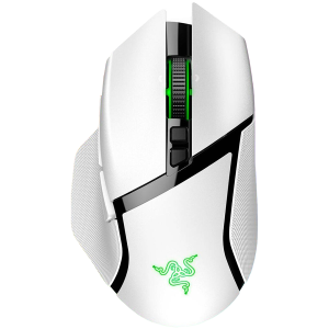 Безжична геймърска мишка RAZER Basilisk V3 Pro (RZ01-04620200-R3G1), Bluetooth/Wireless, True 30000 DPI, Cable USB Type C, White