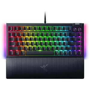 Геймърска клавиатура RAZER BlackWidow V4 75% (RZ03-05000100-R3M1), Wire, Razer™ Mechanical Switches (Tactile),  Razer Chroma™ RGB, Compact 75%, USB-C, Black