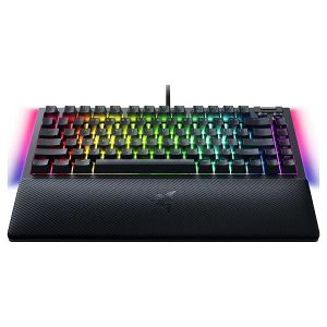 Геймърска клавиатура RAZER BlackWidow V4 75% (RZ03-05000100-R3M1), Wire, Razer™ Mechanical Switches (Tactile),  Razer Chroma™ RGB, Compact 75%, USB-C, Black