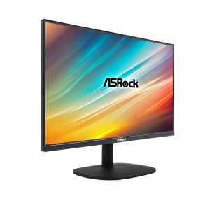 Монитор ASROCK CL25FF, 24.5'' IPS, Full HD (1920x1080) 100Hz, 16:9, 1ms, 1300:1, 300 cd/m², AMD FreeSync, HDMI, VGA, Black