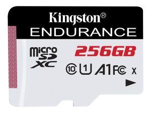 MicroSD памет 256GB KINGSTON High Endurance microSDXC Class 10 UHS-I U1, Без Адаптер