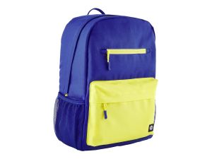 Раница за лаптоп HP Campus Blue (7K0E5AA), 15.6'' Backpack, Blue/Lime