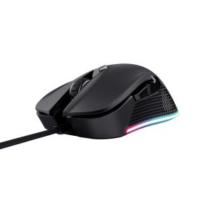Геймърска мишка TRUST GXT 922 YBAR Eco, Optical, 7200DPI, RGB, USB, Black