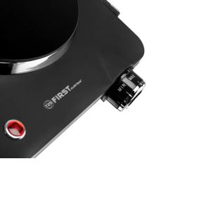 Двоен инфрачервен котлон FIRST AUSTRIA FA-5096-6, 2500W, Термостат, Дръжки, Черен