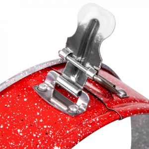 Форма за торта с падащо дъно Oliver VOLTZ OV51223RB22, 22 см, Мраморно незалепващо покритие, Червен