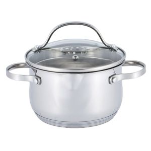 Tенджера с борд и отвори за течност VOLTZ V51210D26, 26 см, 7.6 литра, Индукция, Инокс
