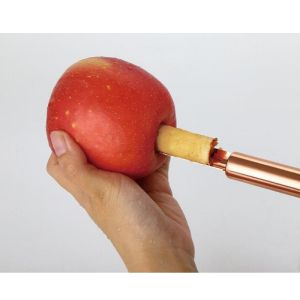 Уред за премахване сърцевината на плодове KINGHOFF KH 1803, Неръждаема стомана, Меден цвят