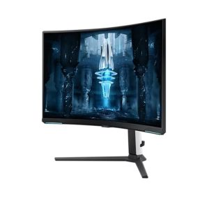 Монитор SAMSUNG Odyssey Neo G8 LS32BG850N (LS32BG850NPXEN), 32" VA Curved 1000R, 4K UHD (3820x2160) 240Hz, 16:9, 1ms, 350 cd/m2, 1M:1, AMD FreeSync Premium Pro, DP, 2xHDMI, USB Hub, Black/White