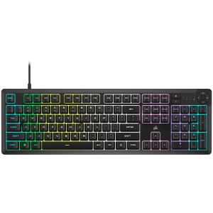 Геймърска клавиатура CORSAIR K55 CORE RGB (CH-9226C65-NA),  Wired, RGB, USB, Black