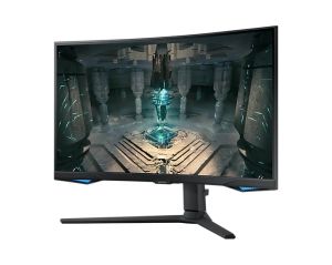 Монитор SAMSUNG 27BG650 Odyssey G6 (LS27BG650EUXEN), 27.0" VA Curved 1000R, QHD (2560x1440) 240Hz, 16:9, 1ms, 350 cd/m2, 2500:1, AMD FreeSync Premium Pro, SMART, Tizen OS, WIFI, BT, Speakers, DP, 2xHDMI, 2xUSB, Black