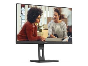 Монитор AOC 24E3QAF, 24'' IPS, FullHD (1920x1080) 75Hz, 16:9, 4ms, 250cd/m2, 1000:1, Adaptive Sync, Speaker 2x2W, VGA, HDMI, DP, Black