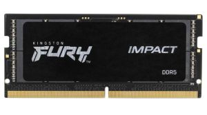 Памет KINGSTON 32GB DDR5 5600MHz FURY Impact Black SODIMM - KF556S40IB-32