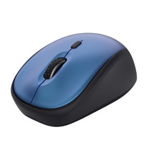 Безжична мишка TRUST Yvi+, Silent Wireless Eco, 1600 dpi, Blue