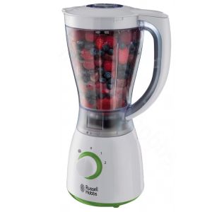Блендер RUSSELL HOBBS 22250-56, 600W, 1.5L, Функция Puls, 2 скорости, Неръждаема стомана, Бял