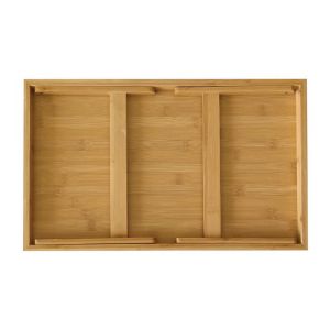 Бамбукова масичка за легло KINGHOFF KH-1502, 50x30x7 см, Сгъваема