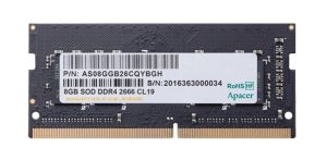 Памет APACER 8GB DDR4 2666MHz Notebook Memory SODIMM