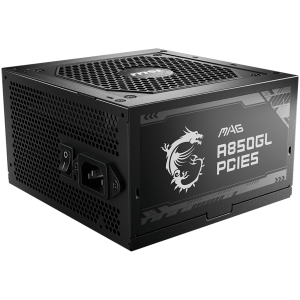 Захранване MSI MAG A850GL PCIE5, 850W, 80 Plus Gold, Full Modular