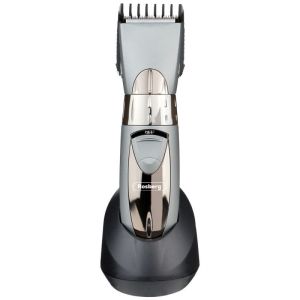 Машинка за подстригване ROSBERG Premium RP51810C, 3W, Безжична, Титаниеви остриета, Сив