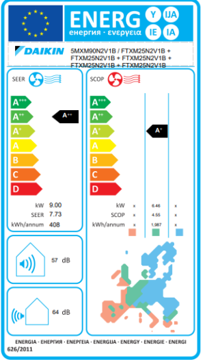 Външно тяло на мултисплит система Mitsubishi Electric MXZ-5F102VF