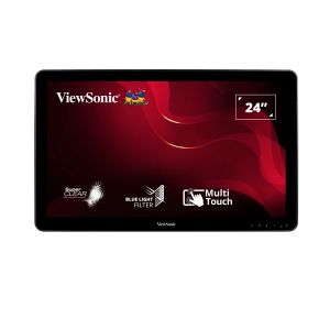 Монитор VIEWSONIC TD2430, 23.6'' VA Touch, FullHD (1920x1080) 60Hz, 16:9, 10ms, 200 cd/m², 3000:1, Speaker 2x2W, VGA, HDMI, DisplayPort, 2xUSB3.2, Black