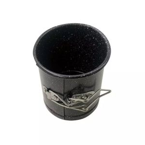 Форма за торта с падащо дъно KINGHOFF KH 1787, 8-28 см, Разтягащи се стени, Мраморно покритие, Стомана, Черен