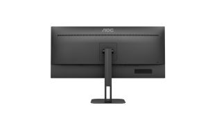 Монитор AOC U34V5C/BK, 34" VA, UWQHD (3440x1440) 100Hz, 21:9, 4ms, 300cd/m2, 4000:1, Adaptive Sync, Speaker 2x5W, HDMI, DP, USB-C, USB hub, Black
