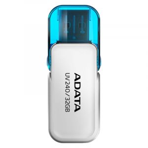 USB памет 32GB ADATA UV240, USB 2.0, White - AUV240-32G-RWH