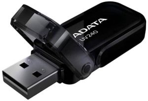 USB памет 32GB ADATA UV240, USB 2.0, Black - AUV240-32G-RBK