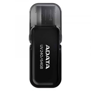 USB памет 64GB ADATA UV240, USB 2.0, Black - AUV240-64G-RBK