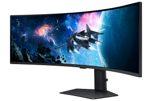 Монитор SAMSUNG Odyssey G9 LS49CG950 (LS49CG950EUXEN), 49" VA Curved 1000R, DWQHD (5120x1440) 240Hz, 32:9, 1ms, 450 cd/m2, 2500:1, AMD FreeSync Premium Pro, DP, 2xHDMI, USB Hub, Black