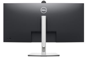 Монитор DELL P3424WEB, 34" IPS Curved 3800R, WQHD (3440x1440) 60Hz, 21:9, 5ms, 1000:1, 300 cd/m2, Webcam 4 MP, Speakers & Microphone, HDMI, DP, USB-C, USB 3.2 hub, RJ45, Black