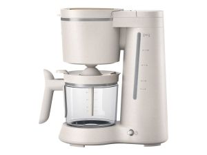 Кафемашина PHILIPS HD5120/00 Eco Conscious, Капков филтър, 1000W, Капацитет 1.2л, 100% биопластмаса, Коприненобяло матово покритие
