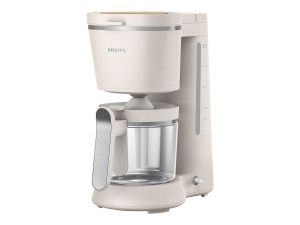Кафемашина PHILIPS HD5120/00 Eco Conscious, Капков филтър, 1000W, Капацитет 1.2л, 100% биопластмаса, Коприненобяло матово покритие