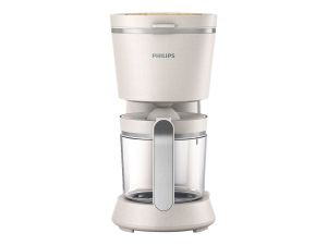 Кафемашина PHILIPS HD5120/00 Eco Conscious, Капков филтър, 1000W, Капацитет 1.2л, 100% биопластмаса, Коприненобяло матово покритие